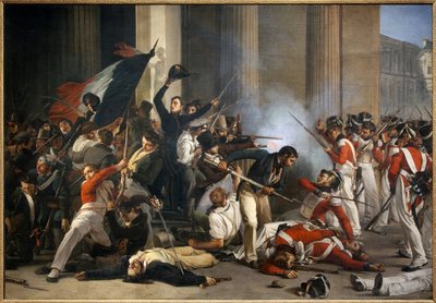 Cattura del Louvre il 29 luglio da Jean Louis Bezard