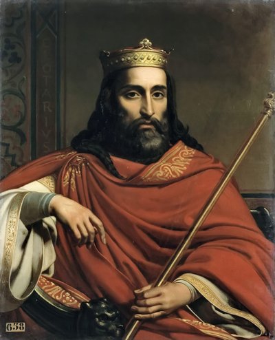 Clotario I, Re dei Franchi da Jean Louis Bezard