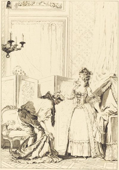 Il cornuto battuto e contento da Jean Louis Delignon and Antoine Jean Duclos after Jean Honoré Fragonard