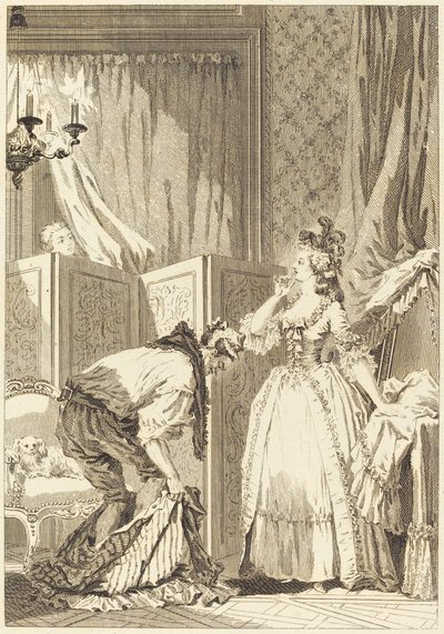 Il cornuto battuto e contento da Jean Louis Delignon and Antoine Jean Duclos after Jean Honoré Fragonard