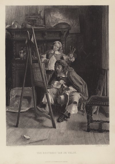 I fratelli Van de Velde da Jean Louis Ernest (after) Meissonier