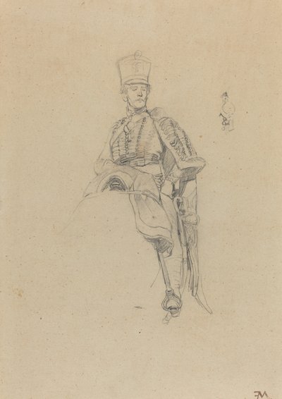 Un ussaro francese da Jean Louis Ernest Meissonier