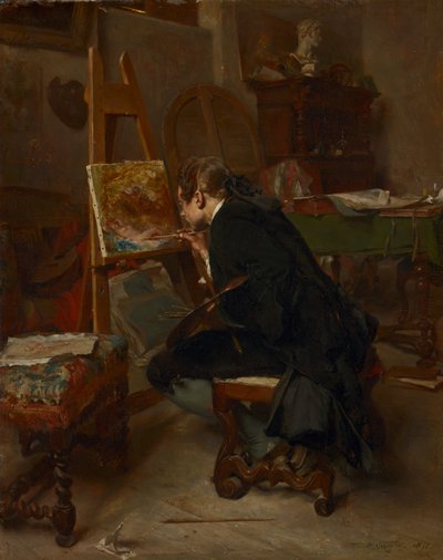 Un pittore da Jean Louis Ernest Meissonier