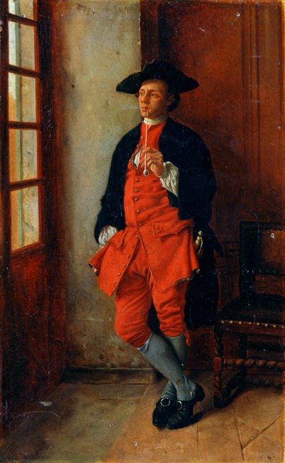 Un fumatore, XIX secolo da Jean Louis Ernest Meissonier