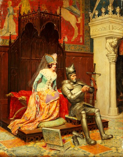 Una leggenda arturiana da Jean Louis Ernest Meissonier