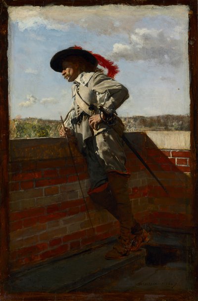 Su una terrazza, 1867 da Jean Louis Ernest Meissonier