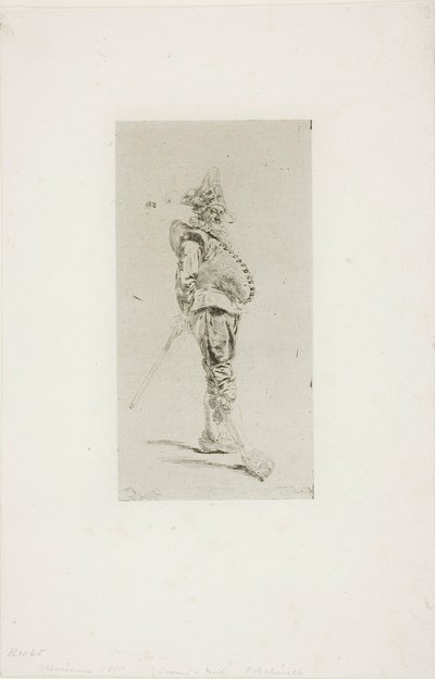 Punchinello da Jean Louis Ernest Meissonier
