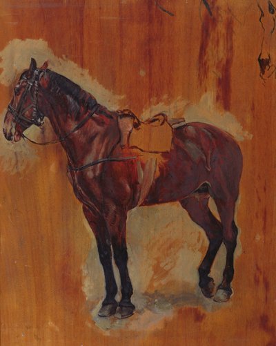 Studio di un cavallo da Jean Louis Ernest Meissonier