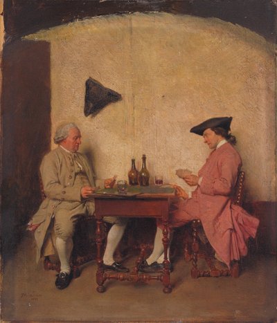 I giocatori di carte, 1865 da Jean Louis Ernest Meissonier
