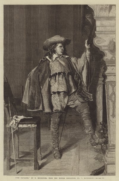 Il Cavaliere, dalla Mostra Invernale, No 7, Haymarket da Jean Louis Ernest Meissonier