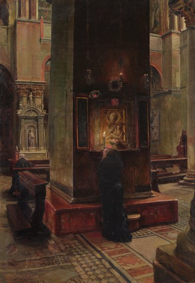 La Madonna del Bacio a San Marco, Venezia, 1882 da Jean Louis Ernest Meissonier