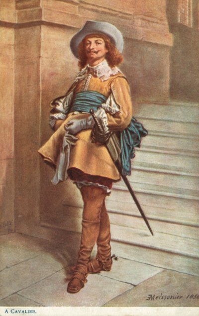 Un cavaliere da Jean Louis Ernest after Meissonier