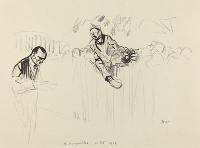 A Versailles luglio 1919, probabilmente 1919 da Jean Louis Forain