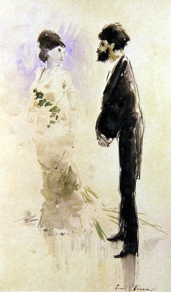 Un amante ammutolito dalla paura da Jean Louis Forain