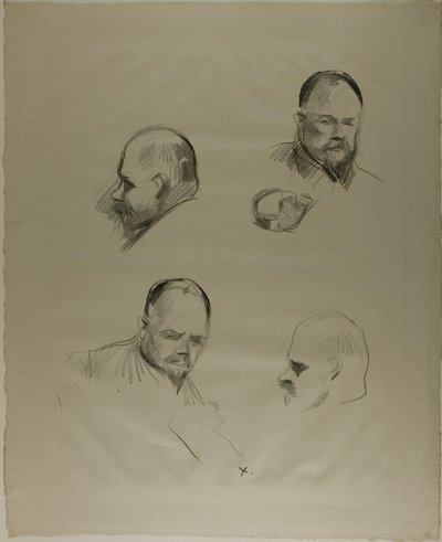 Ambroise Vollard, quattro schizzi da Jean Louis Forain