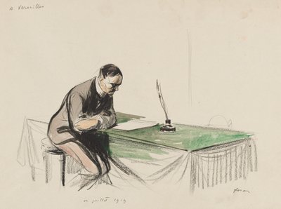 A Versailles, luglio 1919 da Jean Louis Forain