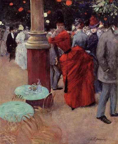 Al Giardino Pubblico, c.1884 da Jean Louis Forain