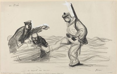 Au Piree. - La partenza dei boches da Jean Louis Forain