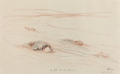 Au fil de la Marne, 1918 da Jean Louis Forain