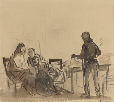 Prima del Pasto a Emmaus da Jean Louis Forain