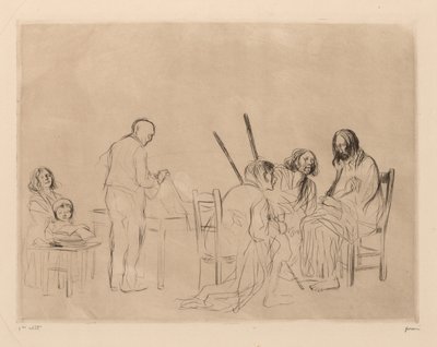 Prima della cena a Emmaus da Jean Louis Forain