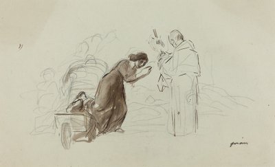 Benedizione a Lourdes da Jean Louis Forain