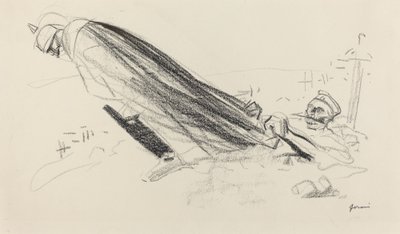 Ceux de la priemiere heure. "Sire! ou en somme-nous de "la guerre fraiche et joyeuse"?..." da Jean Louis Forain