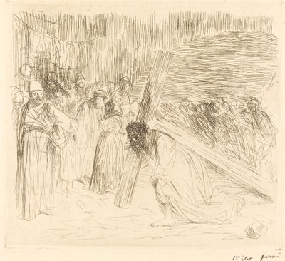 Cristo che porta la croce (quinta tavola) da Jean Louis Forain