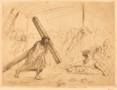 Cristo che porta la croce (quarta tavola) da Jean Louis Forain