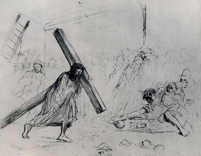 Cristo che porta la croce, 1925 da Jean Louis Forain