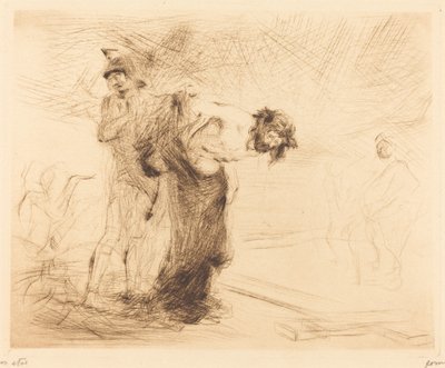 Cristo spogliato delle sue vesti da Jean Louis Forain
