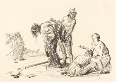 Cristo spogliato delle sue vesti da Jean Louis Forain