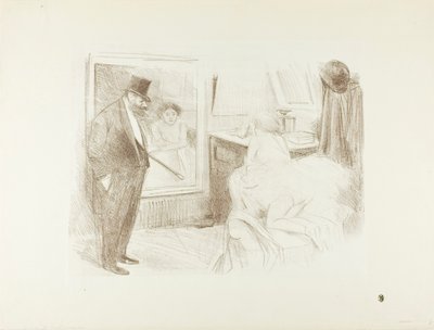 Spogliatoio della ballerina, secondo piatto da Jean Louis Forain