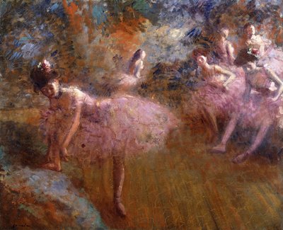 Ballerine in rosa, c.1905 da Jean Louis Forain