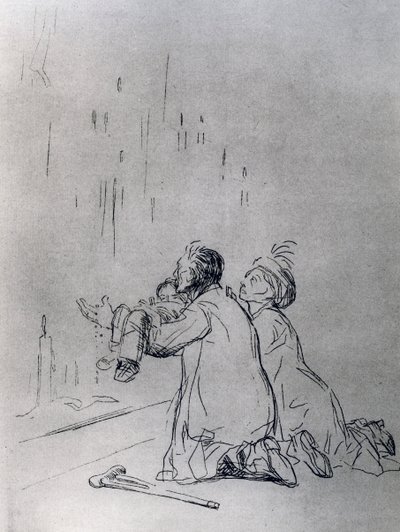 Supplica davanti alla grotta da Jean Louis Forain