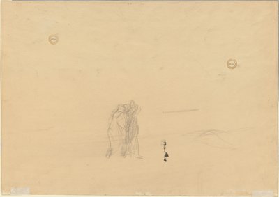 Figure in un paesaggio (verso) da Jean Louis Forain