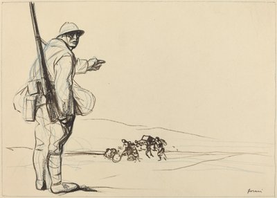 Avanzata tedesca, c. 1914-1919 da Jean Louis Forain