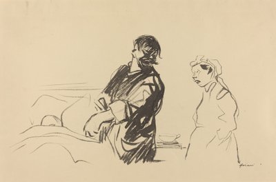 Scena ospedaliera da Jean Louis Forain
