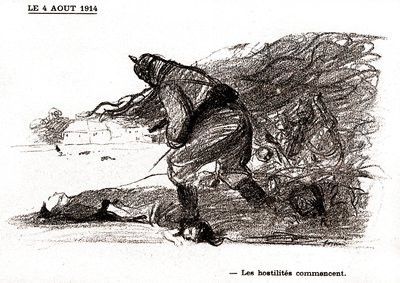 Inizio delle ostilità da Jean Louis Forain