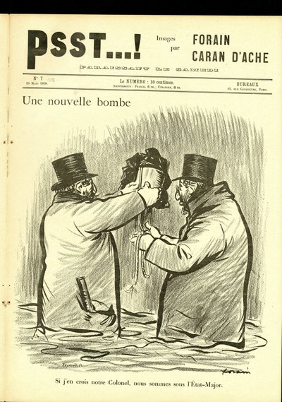 Illustrazione di Jean-Louis Forain (1852-1931) in Psst...! da Jean Louis Forain