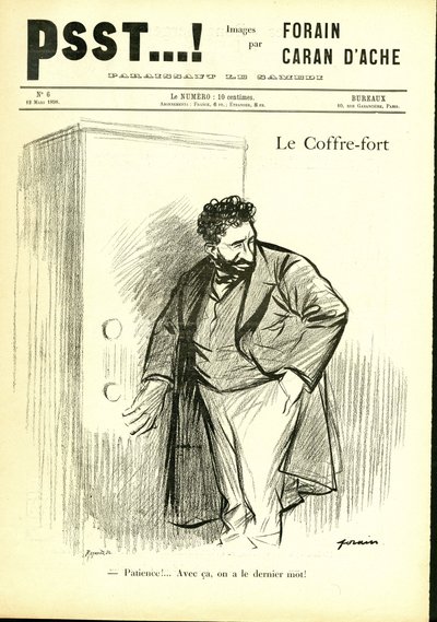 Illustrazione di Jean-Louis Forain (1852-1931) in Psst...! da Jean Louis Forain