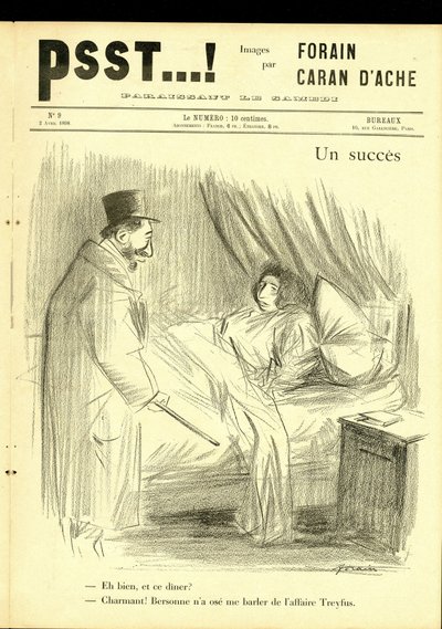 Illustrazione di Jean-Louis Forain in Psst...! da Jean Louis Forain