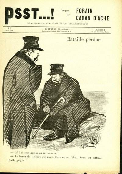 Illustrazione di Jean-Louis Forain in Psst...! da Jean Louis Forain