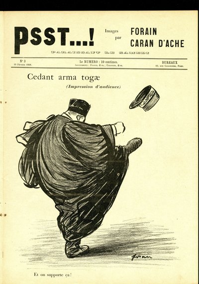 Illustrazione di Jean-Louis Forain in Psst...! da Jean Louis Forain