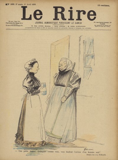 Illustrazione per Le Rire da Jean Louis Forain