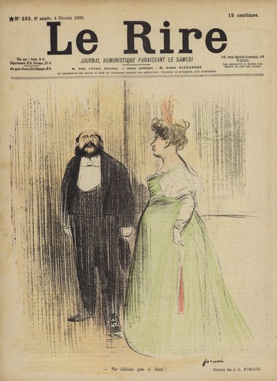 Illustrazione per Le Rire da Jean Louis Forain