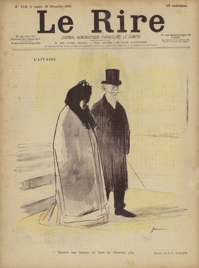 Illustrazione per Le Rire da Jean Louis Forain