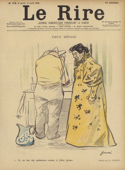Illustrazione per Le Rire da Jean Louis Forain