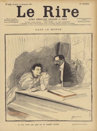 Illustrazione per Le Rire da Jean Louis Forain
