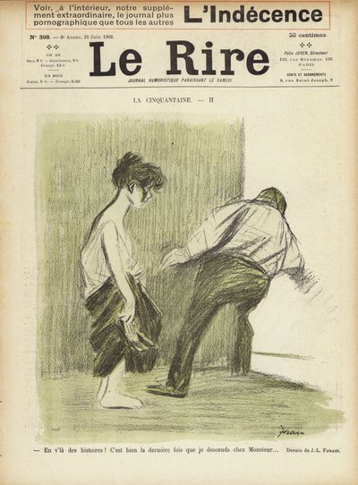 Illustrazione per Le Rire da Jean Louis Forain